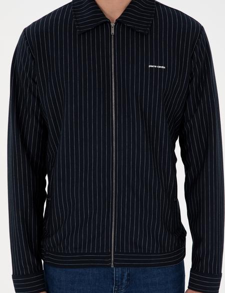 Lacivert Regular Fit Örme Hırka - 50290679007