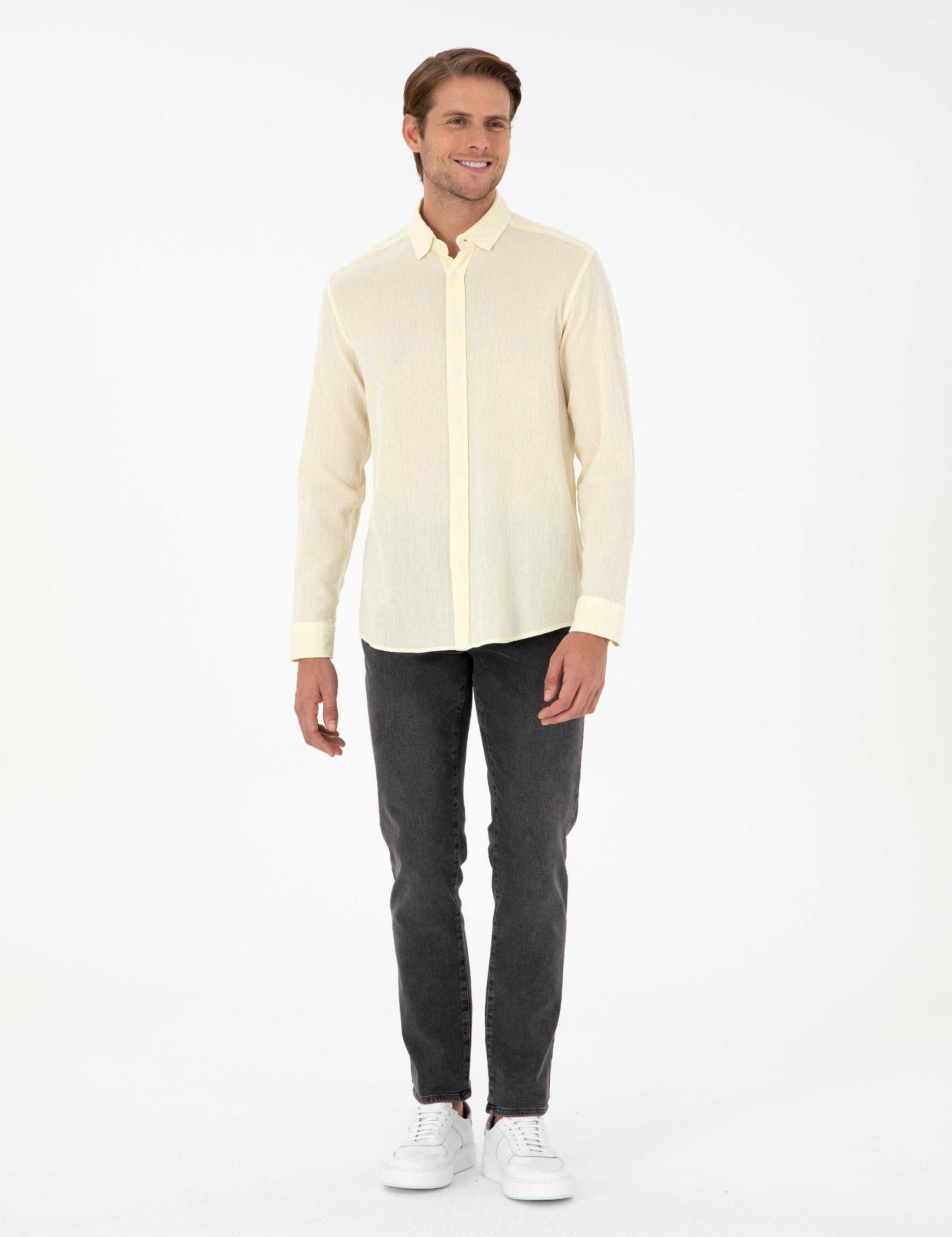 Limon Regular Fit Uzun Kollu Gömlek