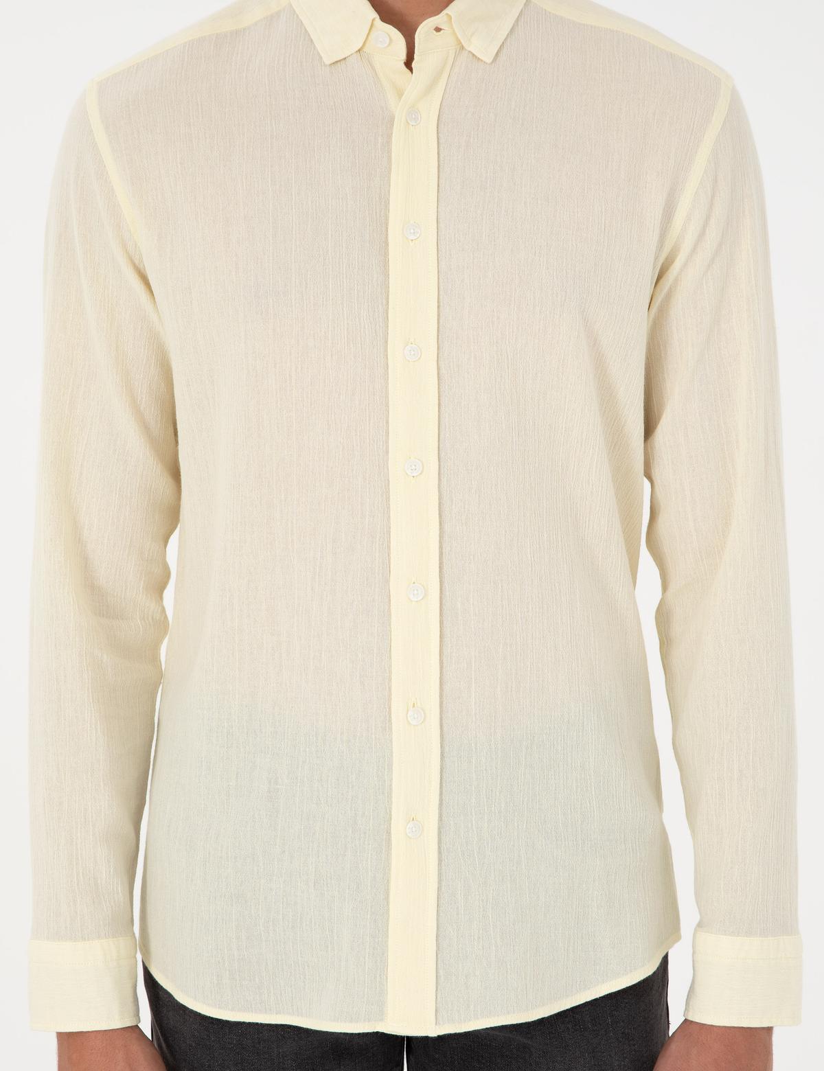 Limon Regular Fit Uzun Kollu Gömlek - 50286086023