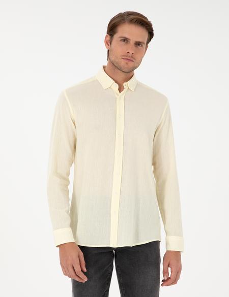 Limon Regular Fit Uzun Kollu Gömlek - 50286086023
