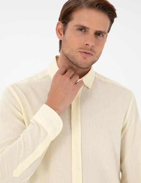 Limon Regular Fit Uzun Kollu Gömlek - 50286086023