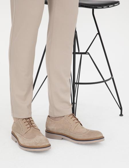 Bej %100 Deri Casual Ayakkabı - 50296128010