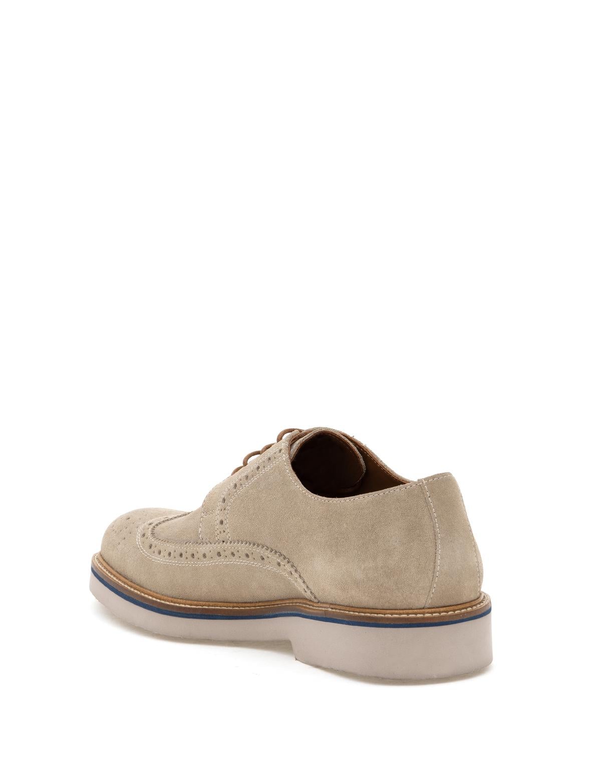 Bej %100 Deri Casual Ayakkabı - 50296128010