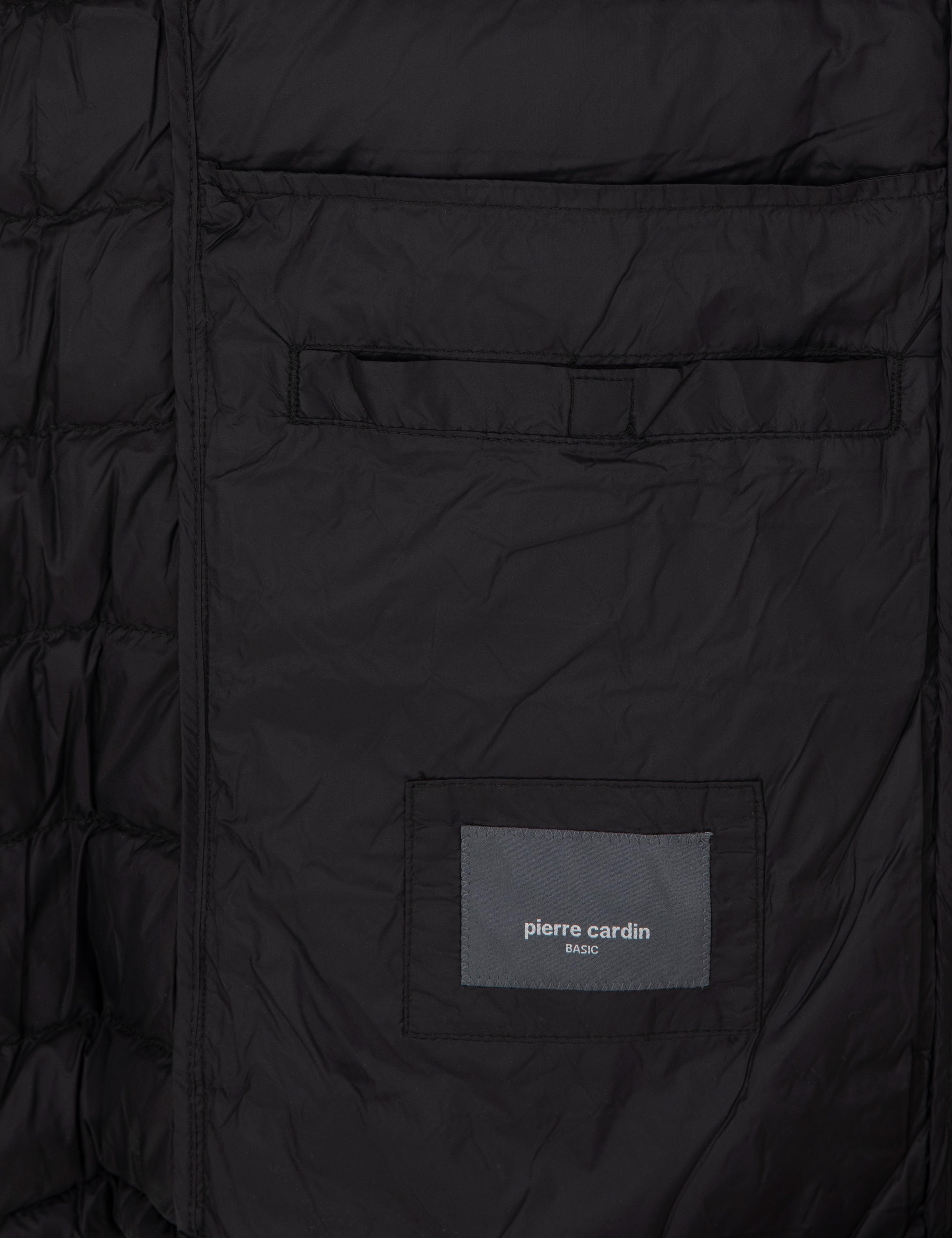 Siyah Kapüşonlu Cropped Slim Mont