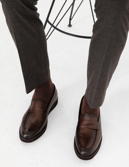 Kahverengi %100 Deri Casual Ayakkabı - 50298494013