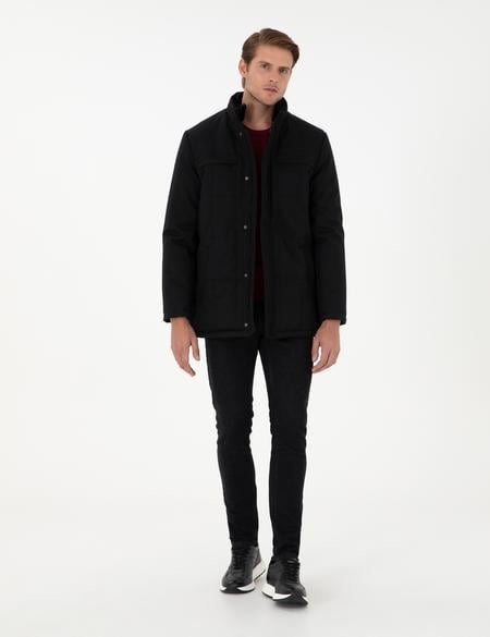 Siyah Basic Mont - 50292872002