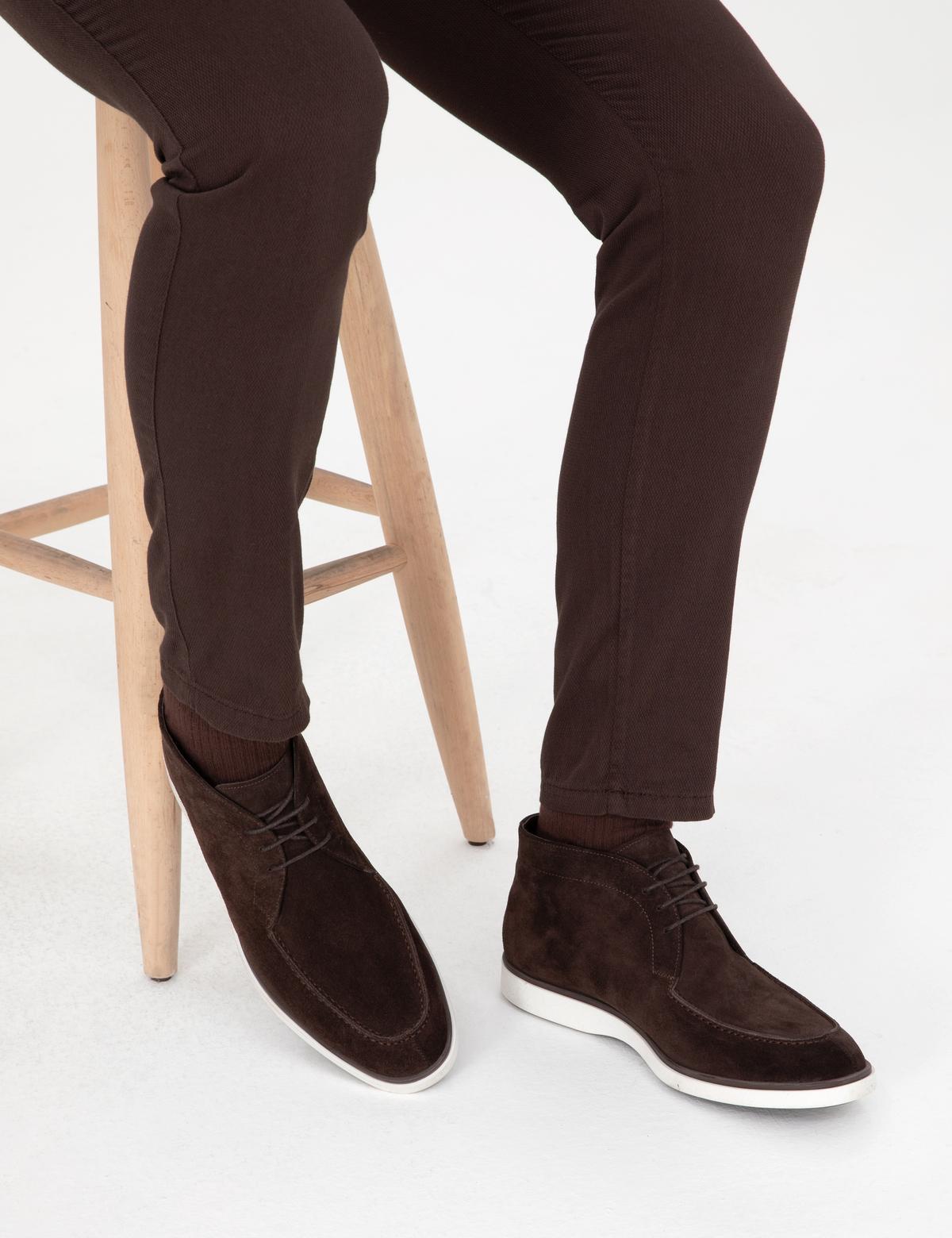 Kahverengi %100 Deri Casual Ayakkabı - 50298522003