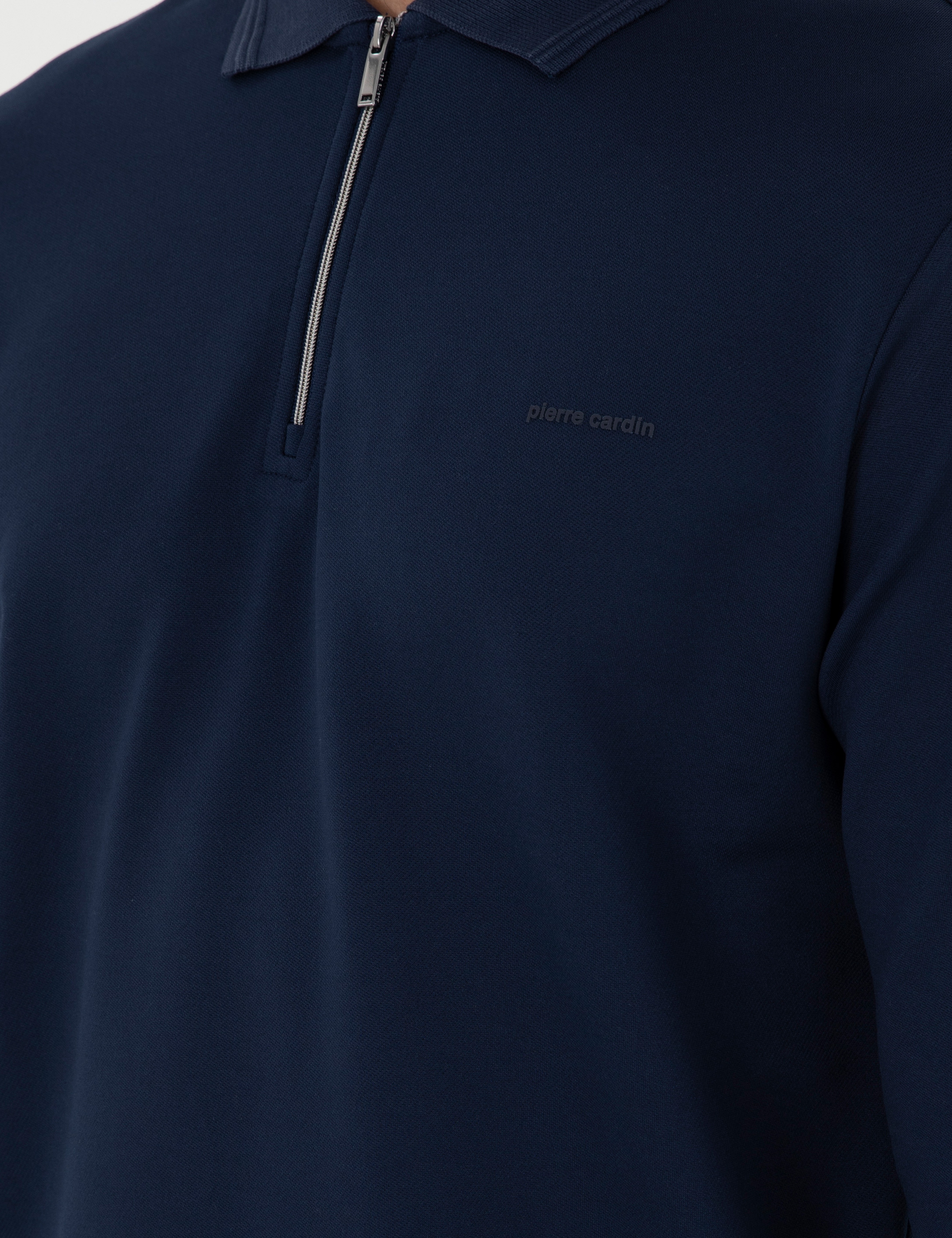 Lacivert Regular Fit Sweatshirt - Image 7
