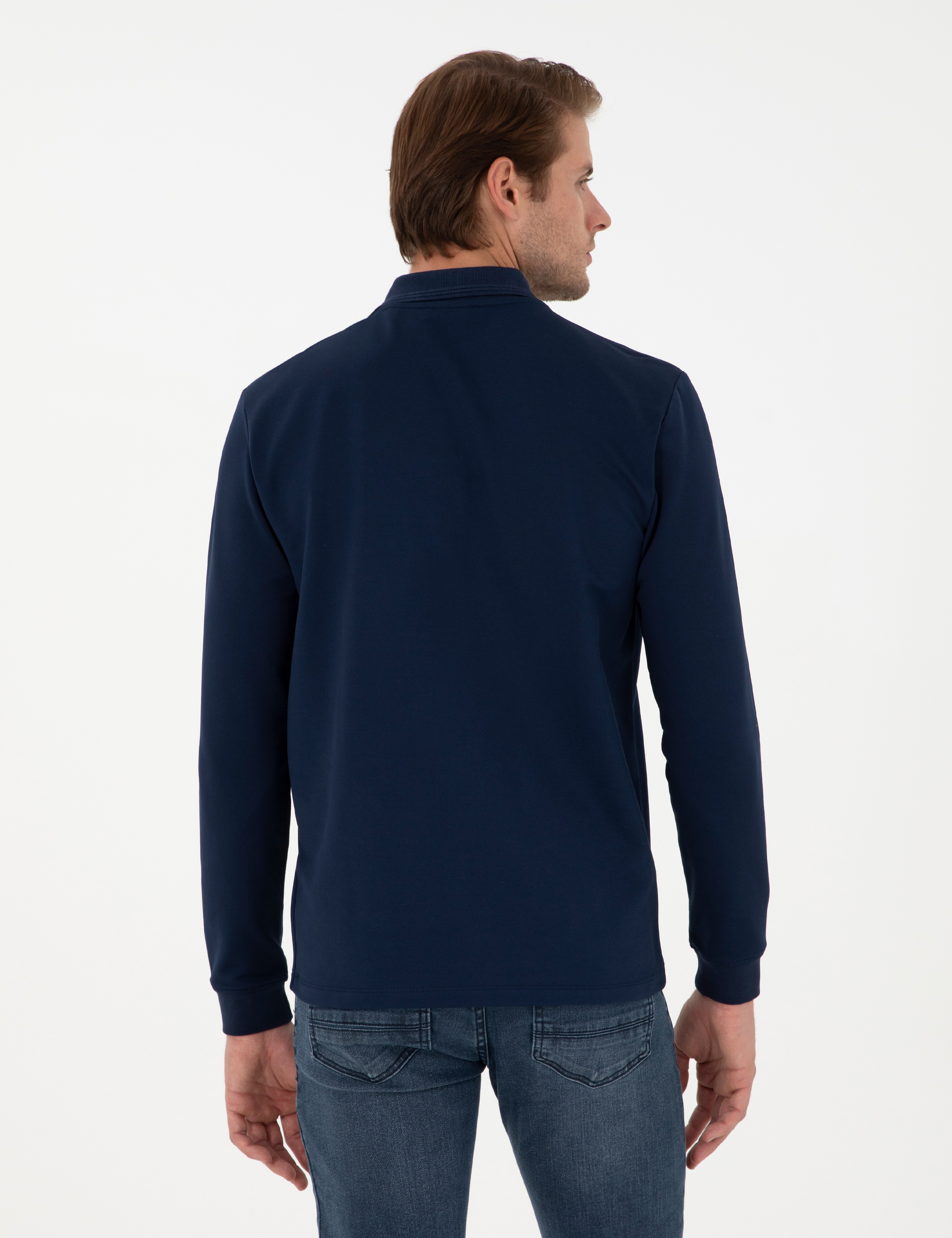 Lacivert Regular Fit Sweatshirt - Image 5
