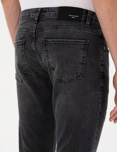 Siyah Slim Fit Jean Pantolon