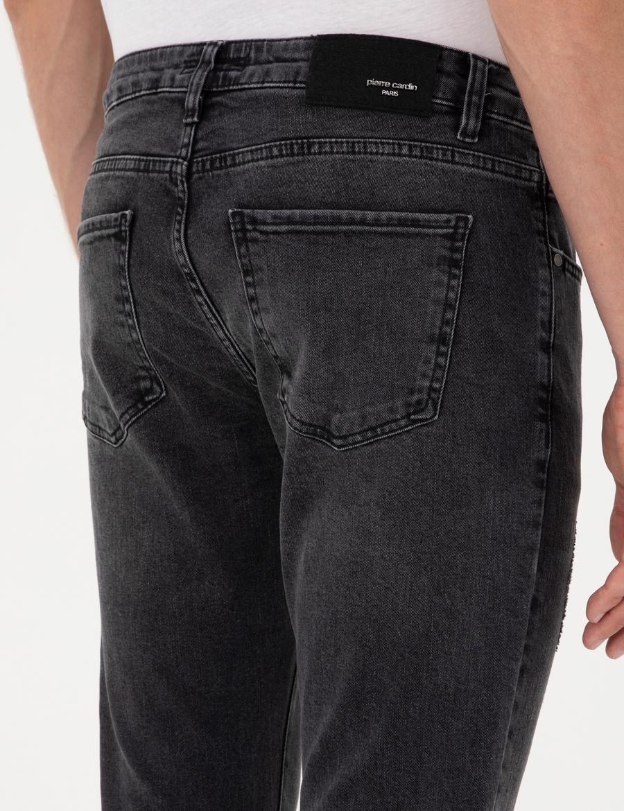 Siyah Slim Fit Jean Pantolon