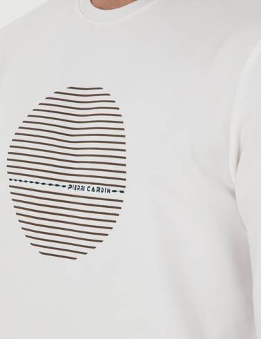Ekru Regular Fit Sweatshirt