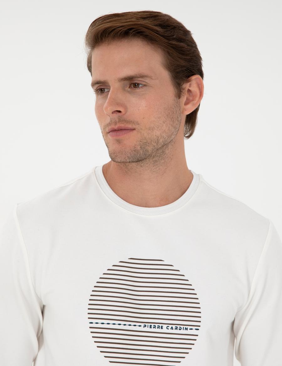 Ekru Regular Fit Sweatshirt