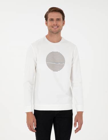 Ekru Regular Fit Sweatshirt
