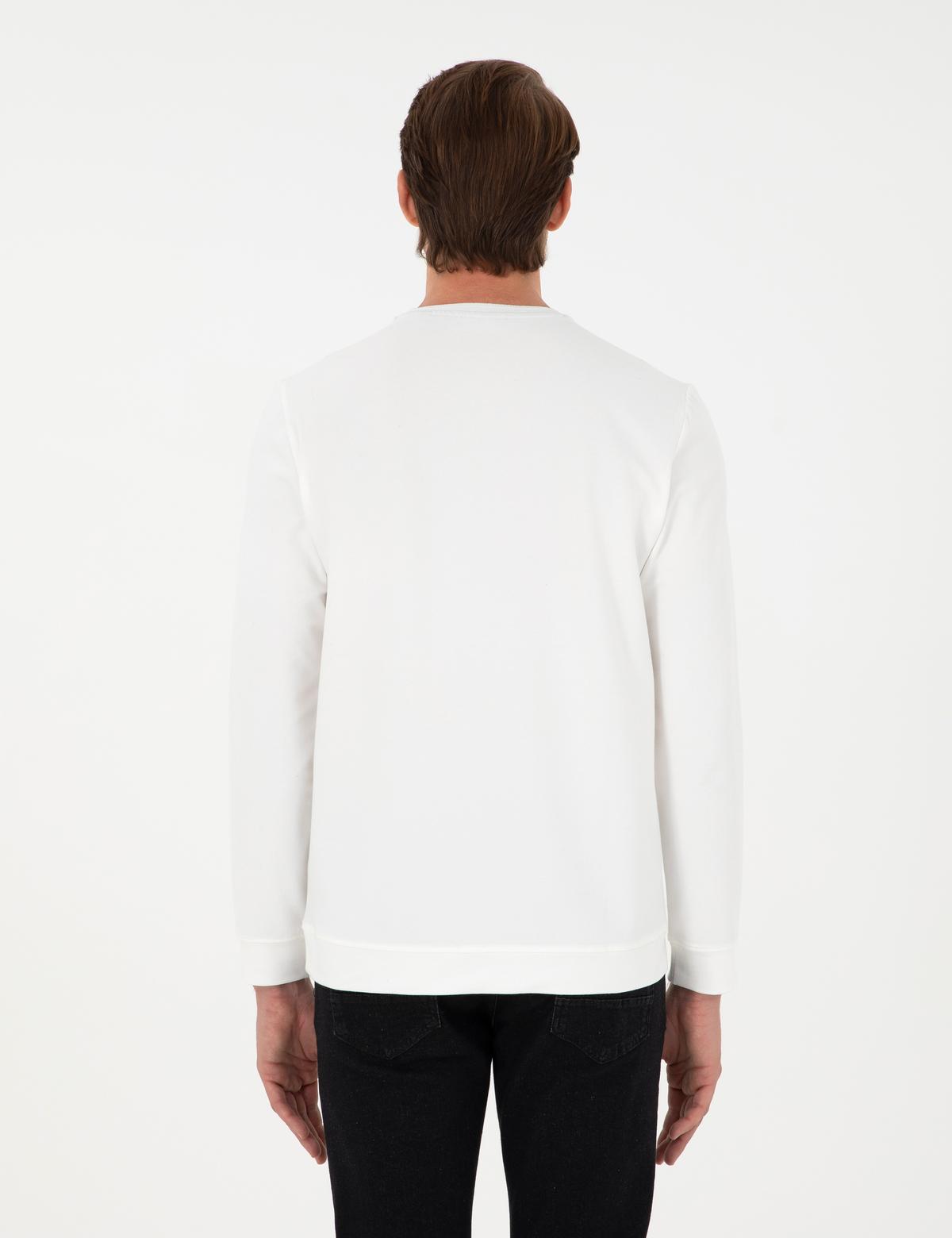 Ekru Regular Fit Sweatshirt - 50290634025