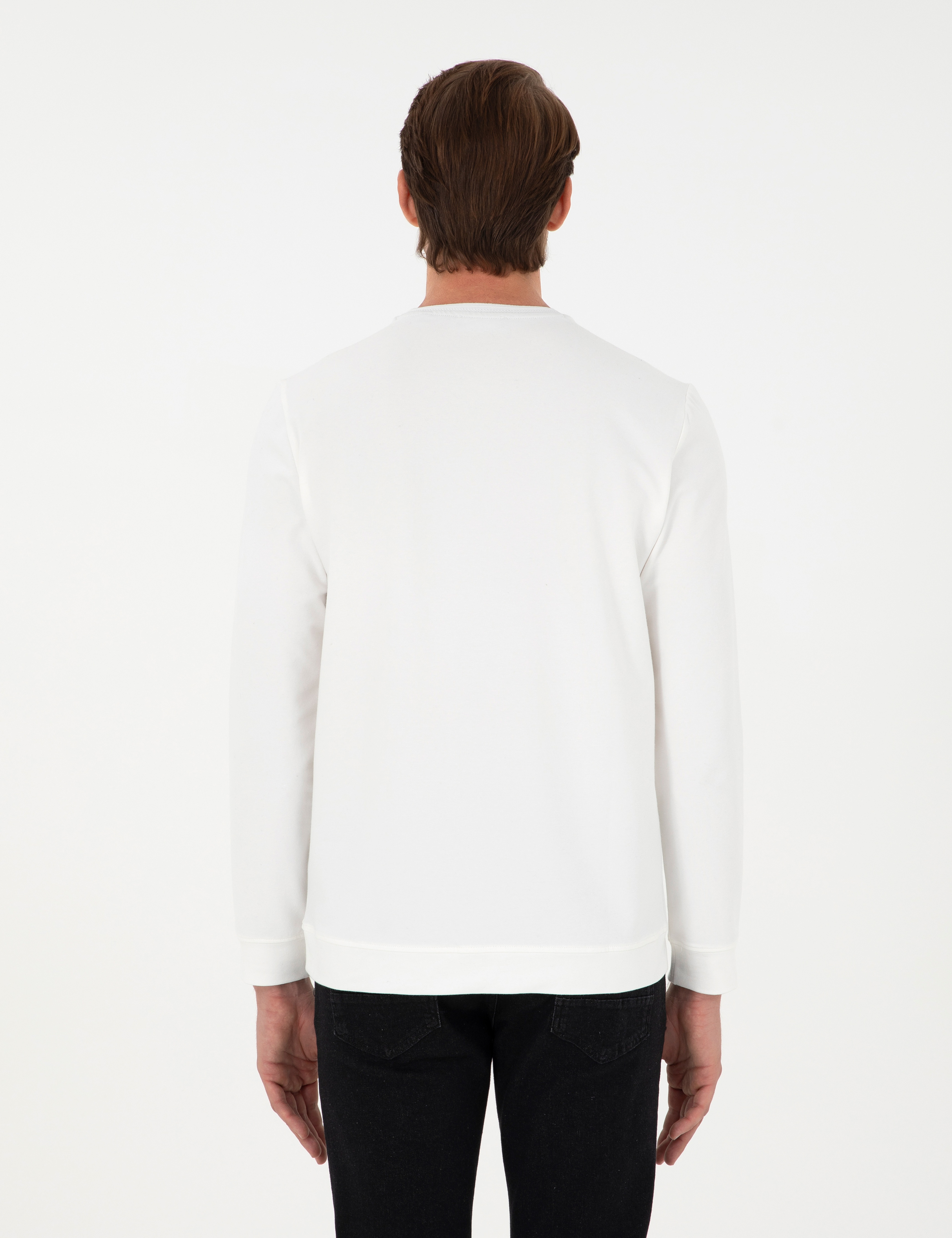 Ekru Regular Fit Sweatshirt