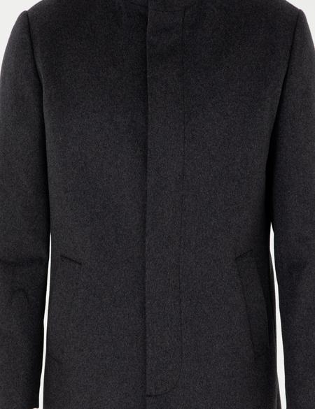 Antrasit Slim Fit Yün Karışımlı Palto - 50291020021