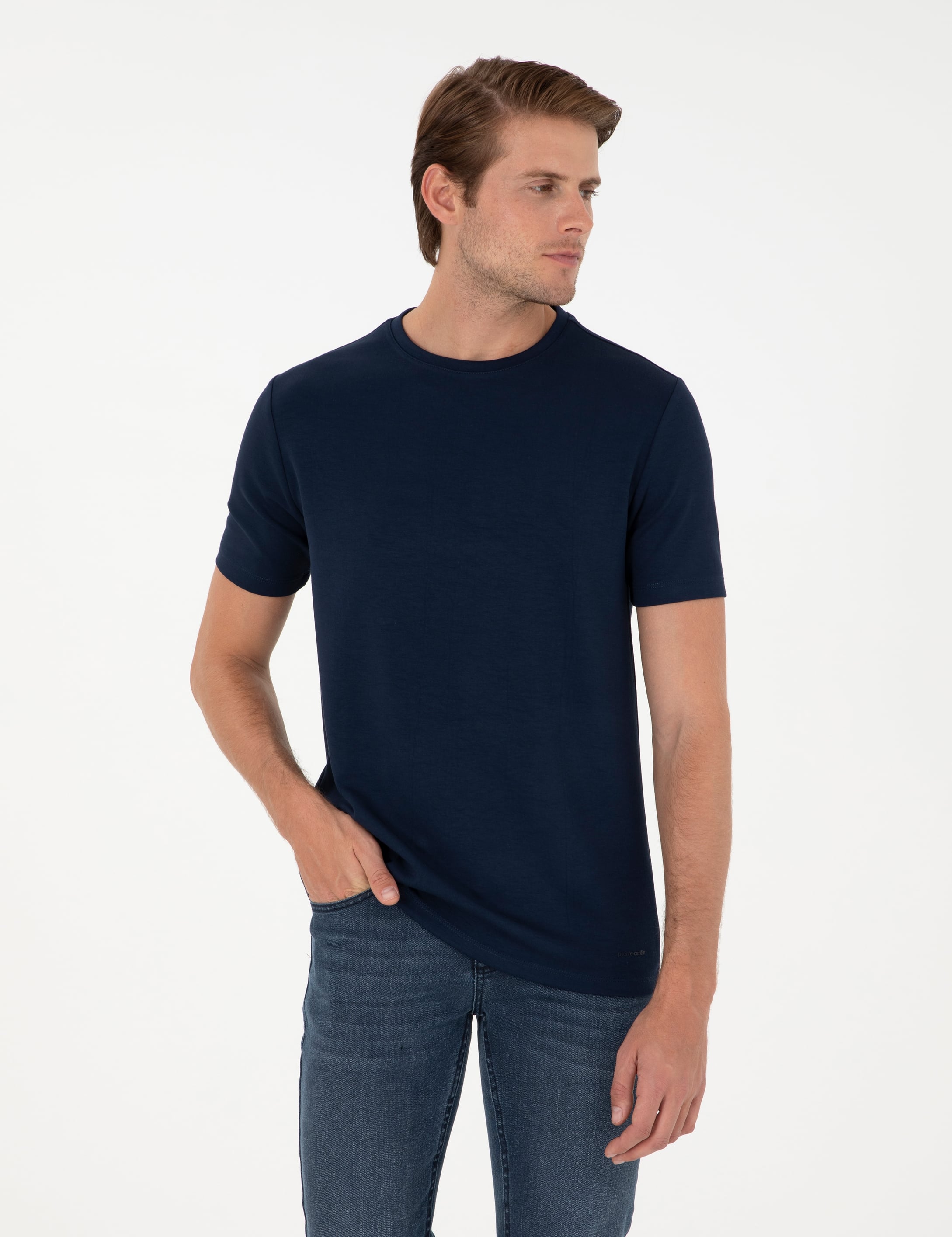 Lacivert Regular Fit Tişört - Image 1