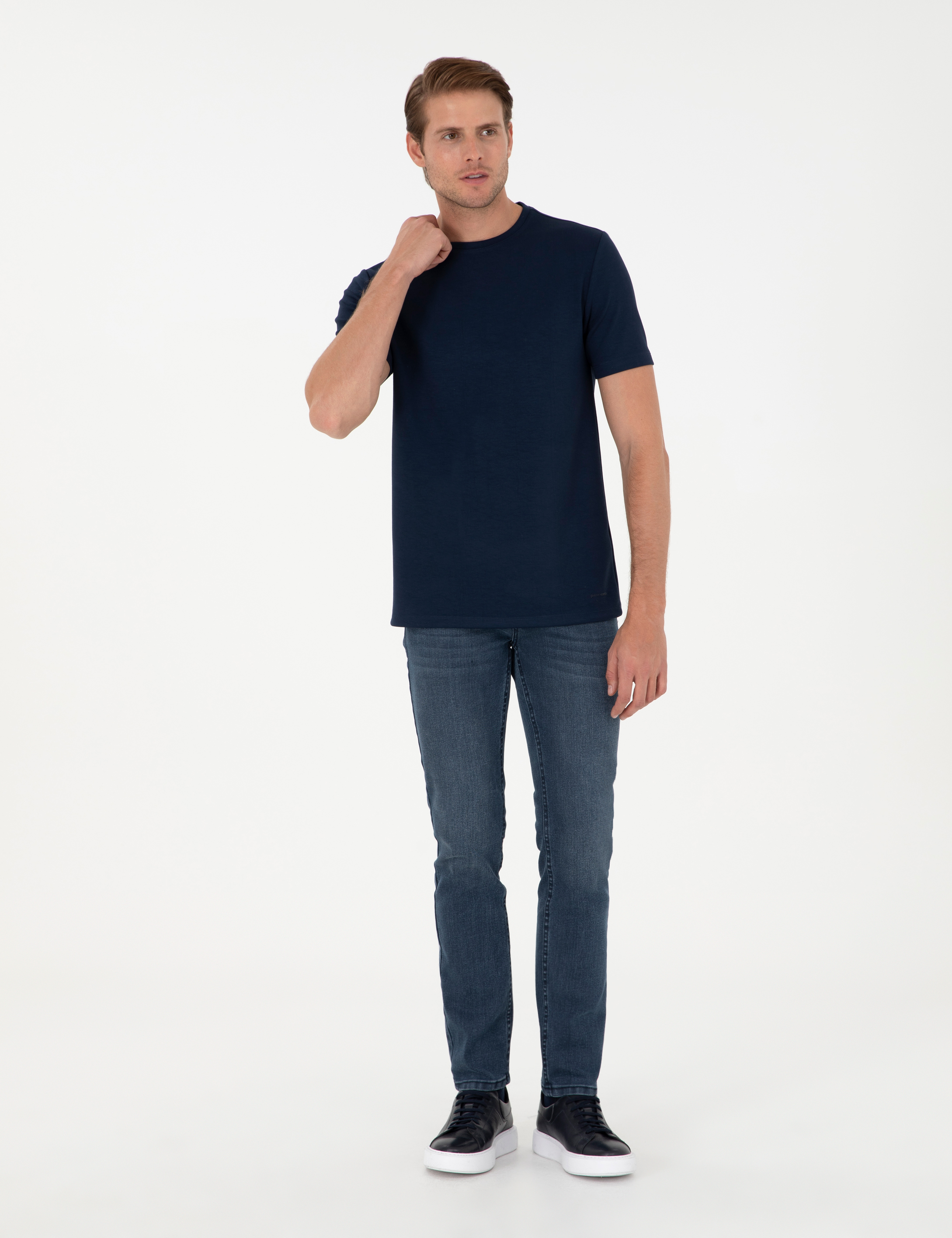 Lacivert Regular Fit Tişört - Image 4
