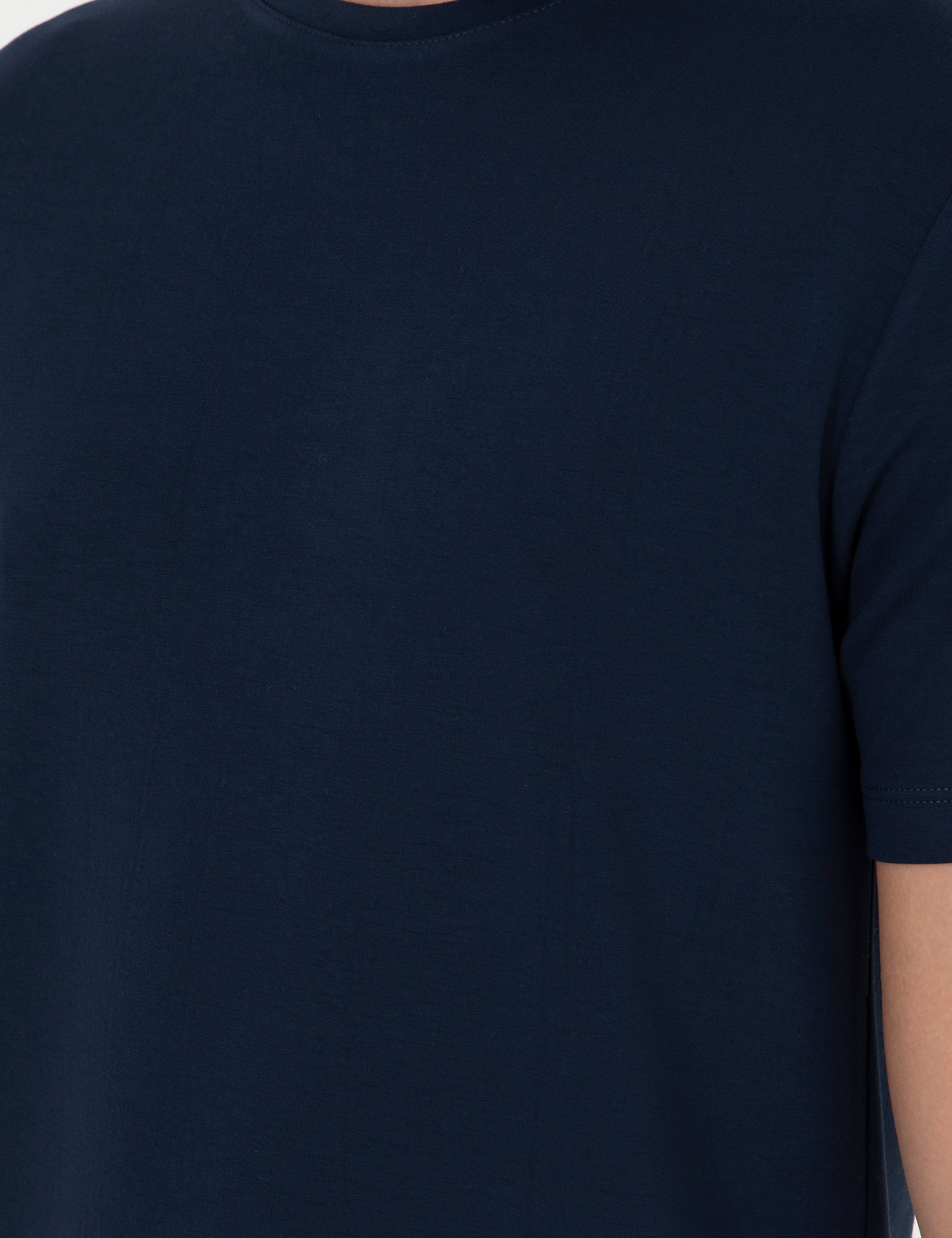 Lacivert Regular Fit Tişört - Image 7