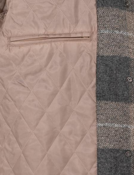 Gri Kaşe Mont - 50293945017