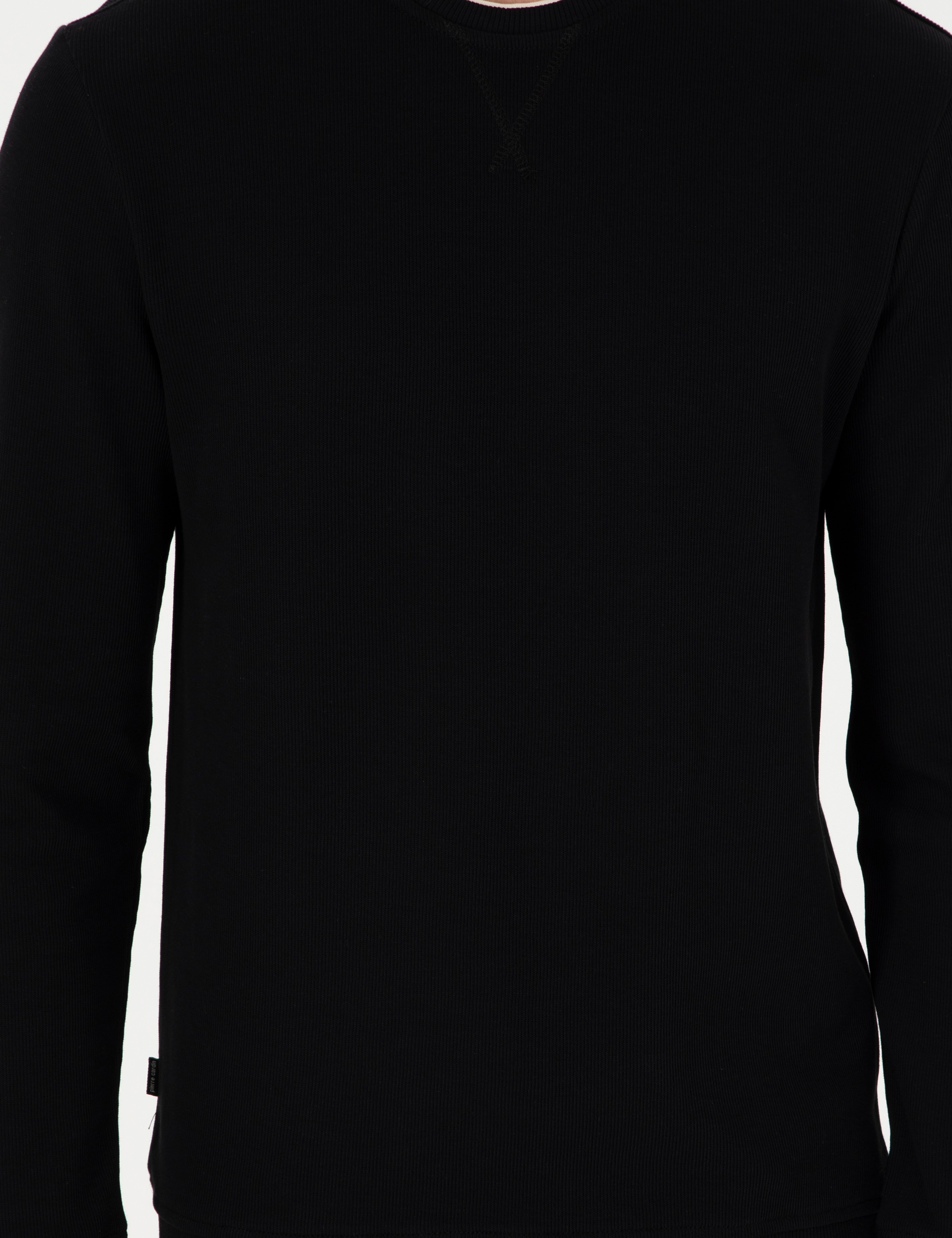 Siyah Regular Fit Sweatshirt - Image 6