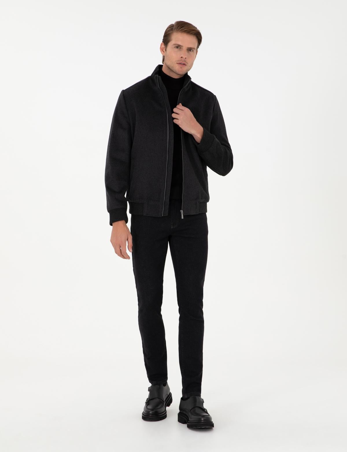 Antrasit Kaşe Mont - 50296332018