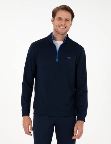 Lacivert Regular Fit Sweatshirt