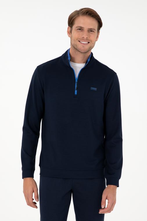 Lacivert Regular Fit Sweatshirt