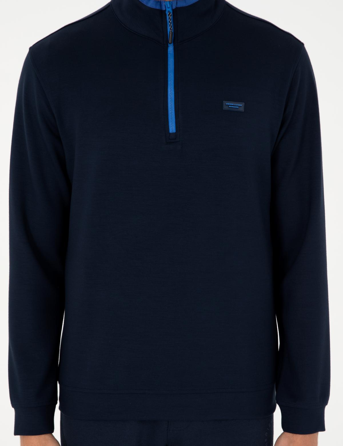 Lacivert Regular Fit Sweatshirt - 50290662007