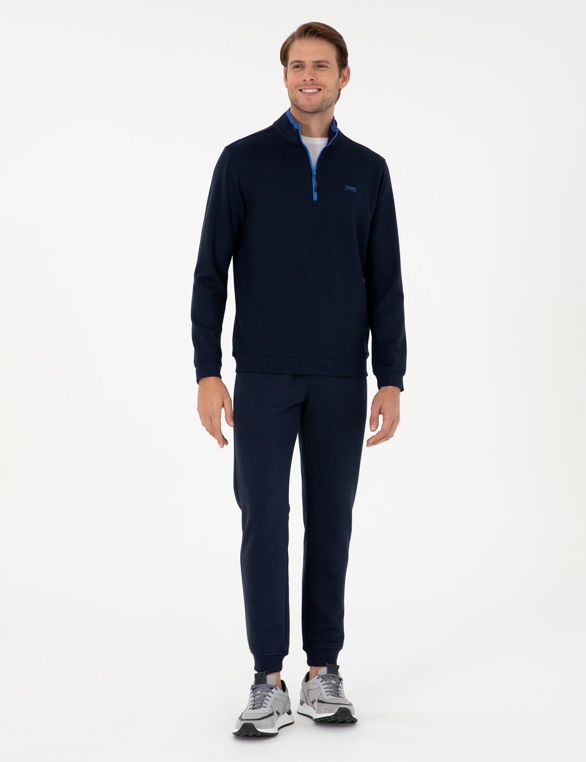 Lacivert Regular Fit Sweatshirt - 50290662007