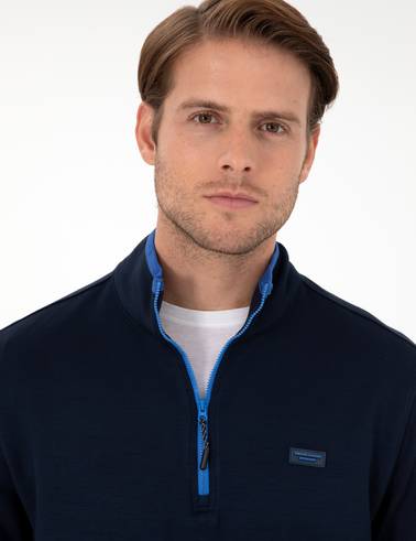Lacivert Regular Fit Sweatshirt