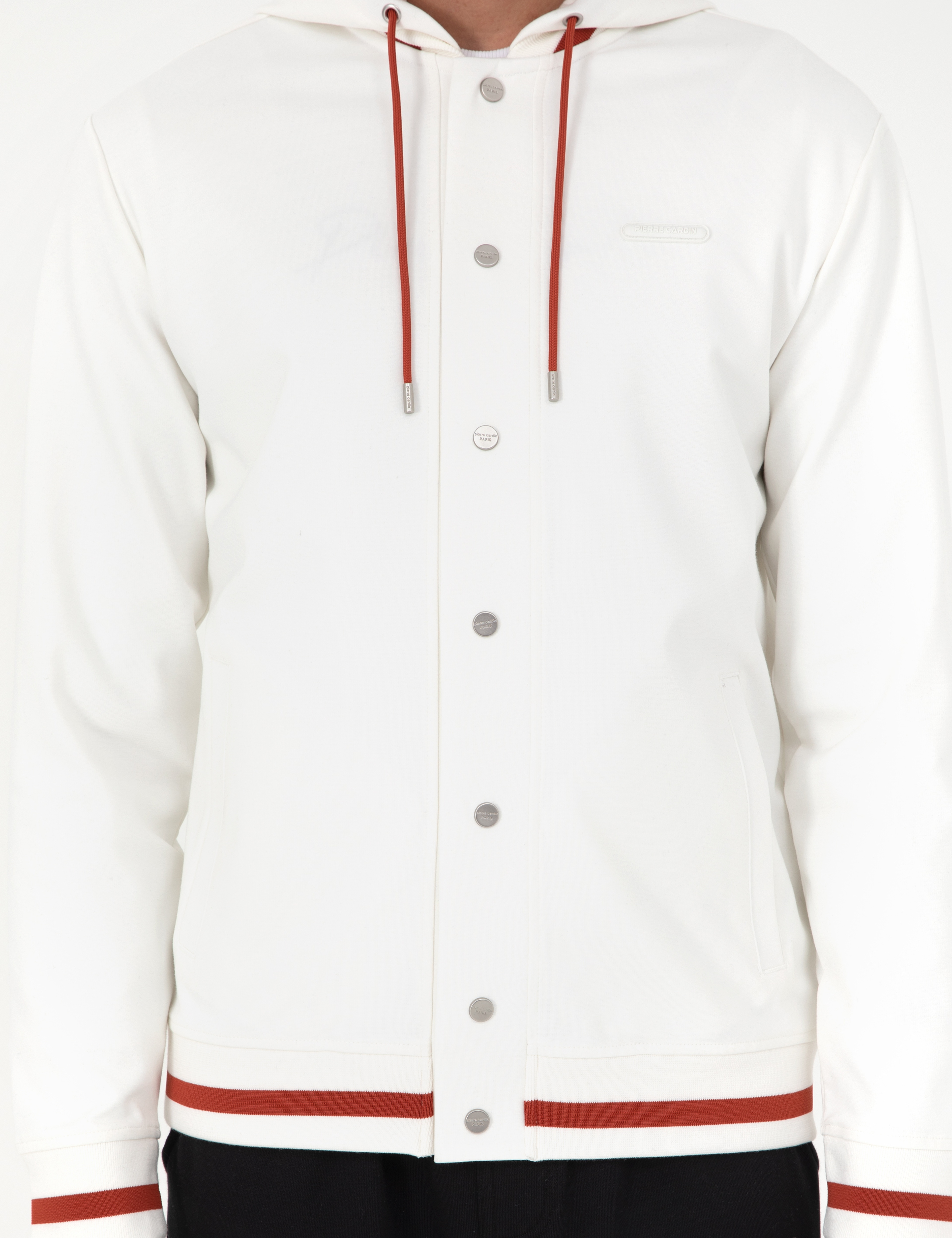 Ekru Regular Fit Örme Hırka - Image 6