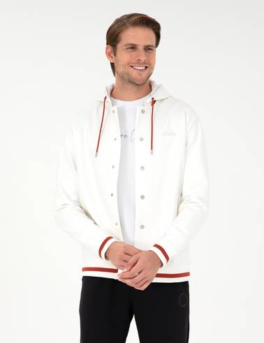 Ekru Regular Fit Örme Hırka