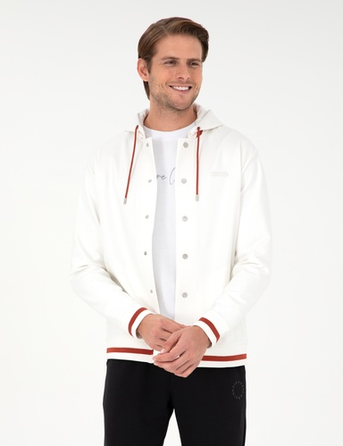 Ekru Regular Fit Örme Hırka