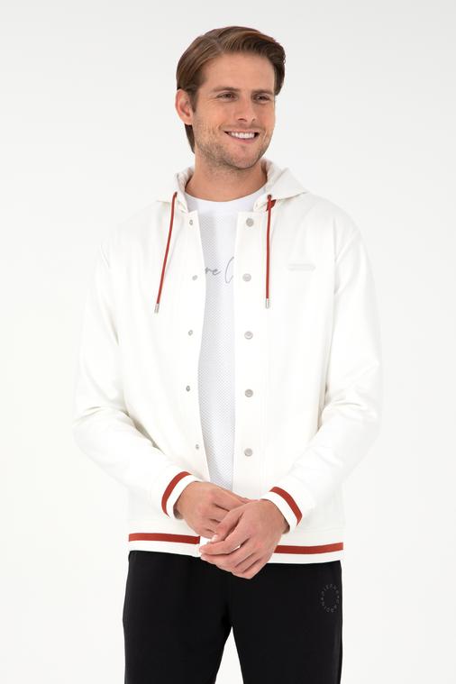 Ekru Regular Fit Örme Hırka