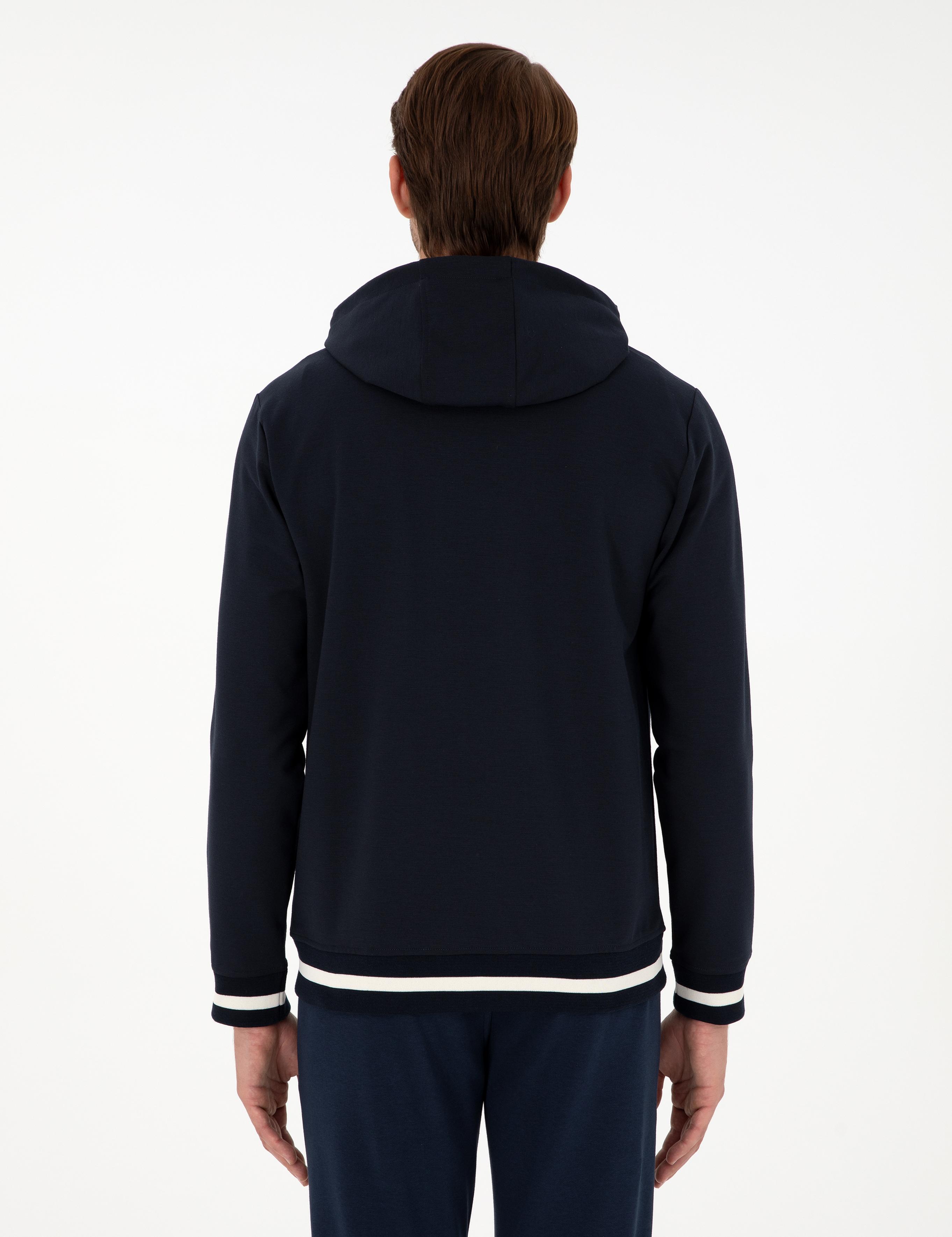 Lacivert Regular Fit Örme Hırka