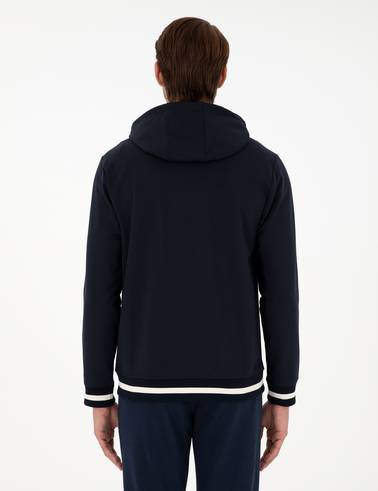 Lacivert Regular Fit Örme Hırka
