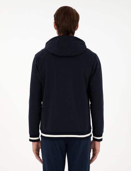 Lacivert Regular Fit Örme Hırka - 50292482007