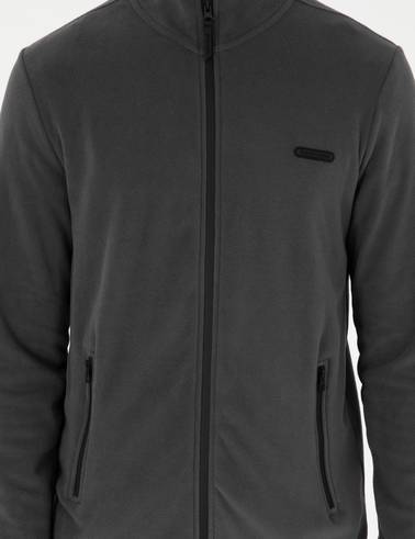 Antrasit Regular Fit Polar Hırka