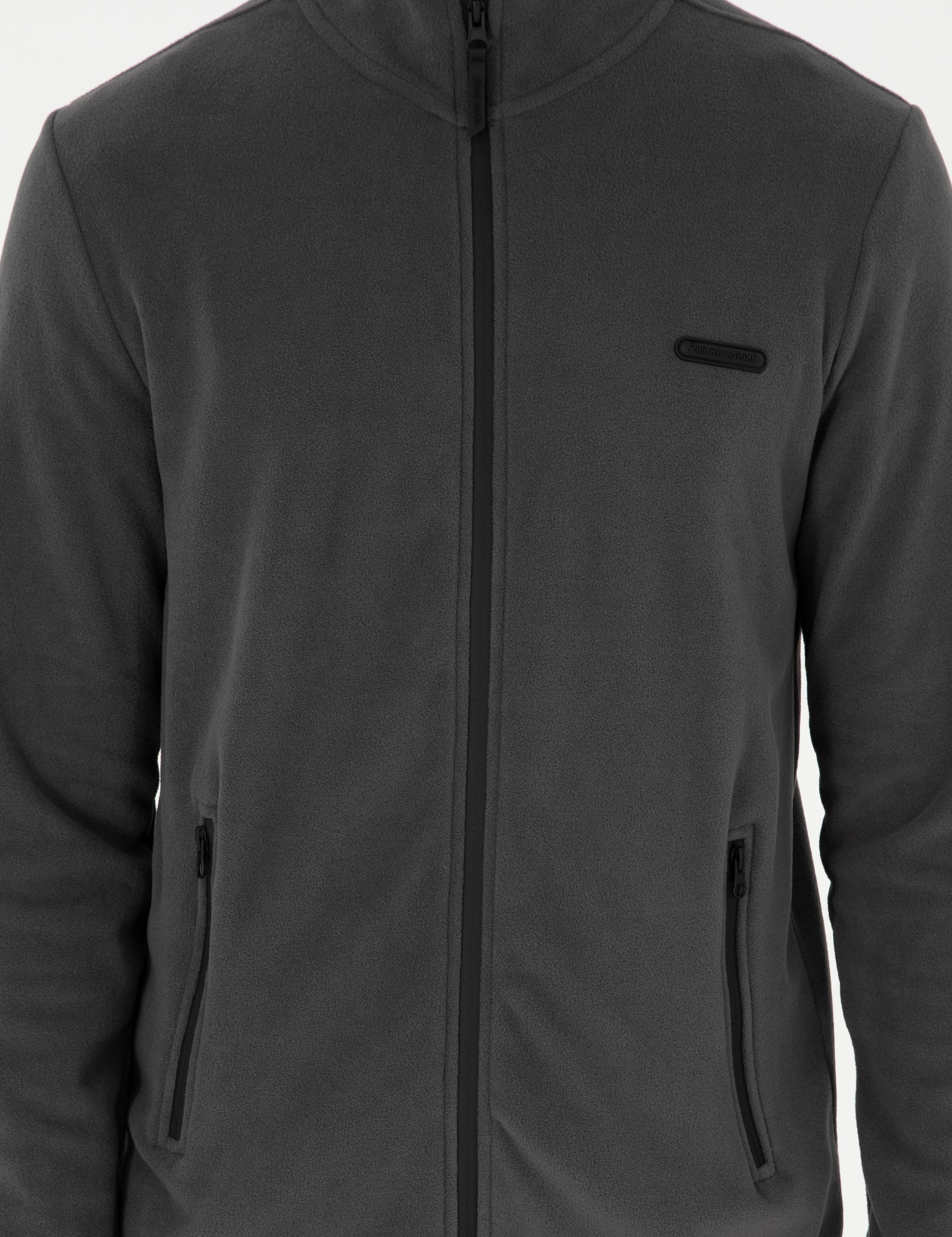 Antrasit Regular Fit Polar Hırka - Image 6
