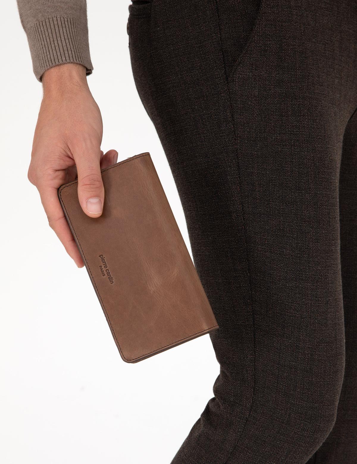 Erkek Kahverengi Deri Cüzdan