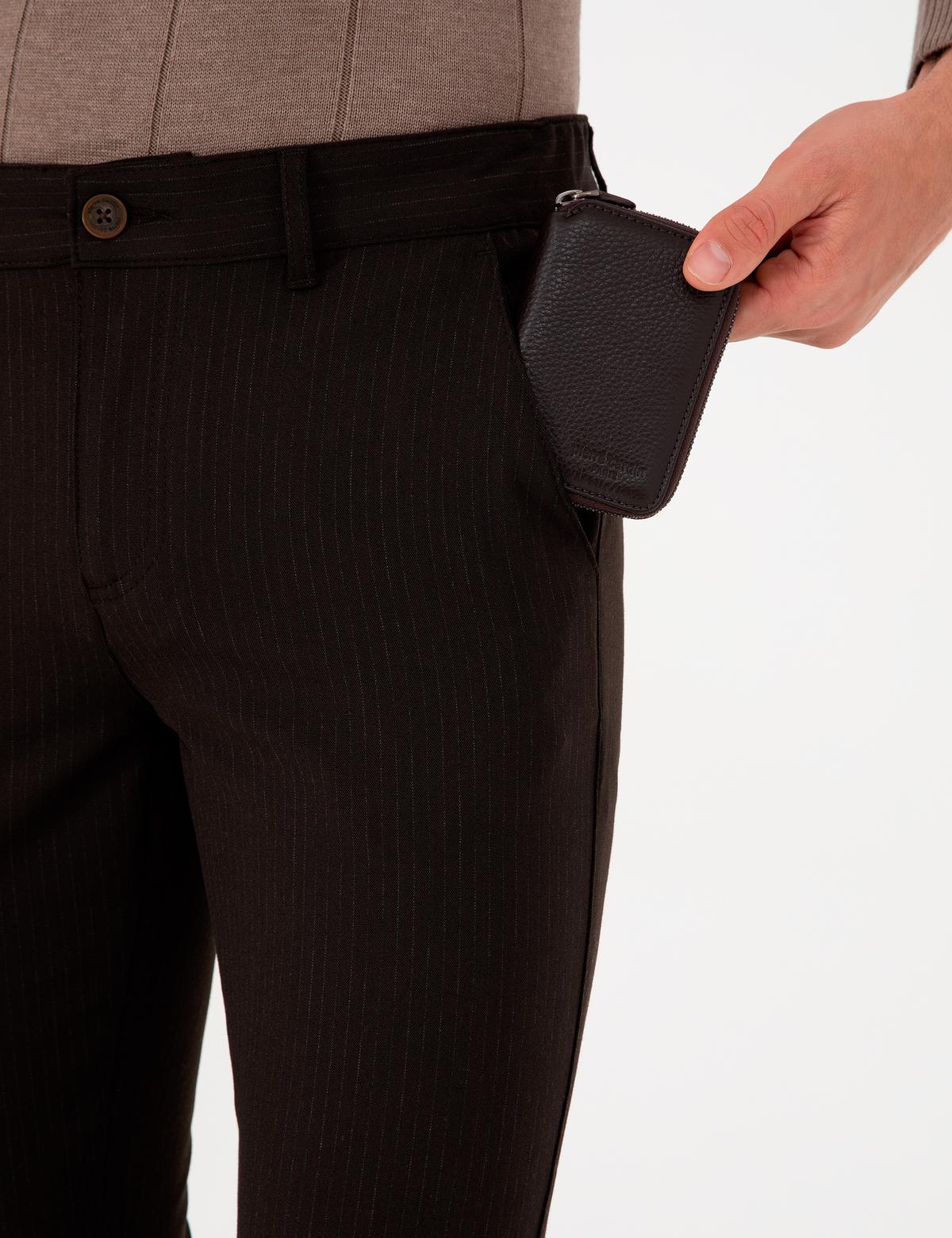 Erkek Kahverengi Deri Cüzdan