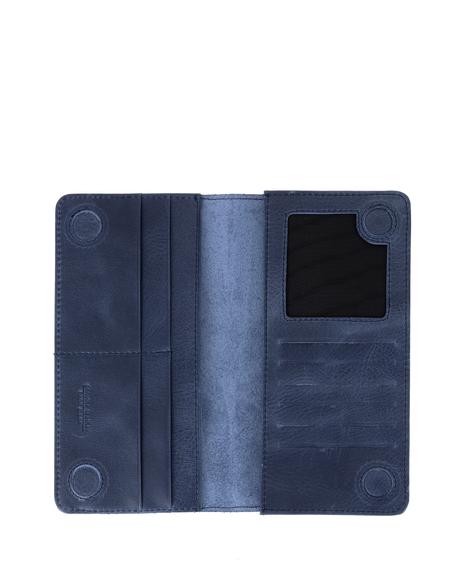 Erkek Lacivert Deri Cüzdan - 50305186003