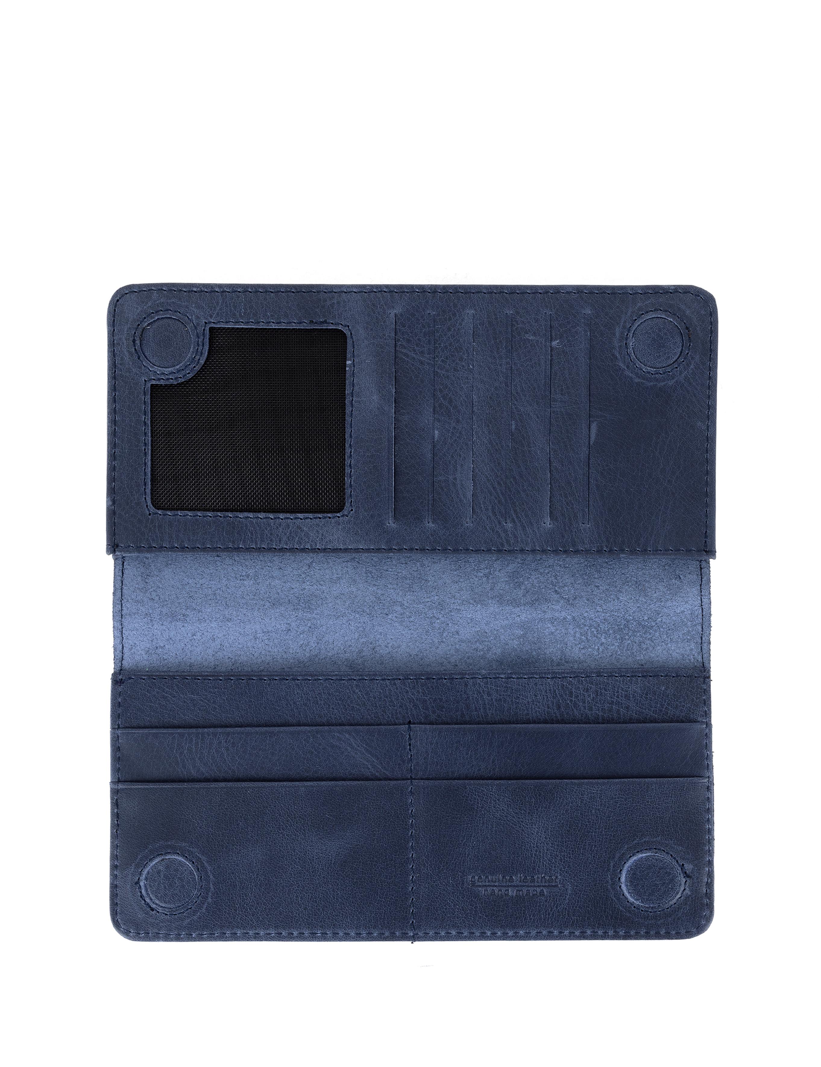 Erkek Lacivert Deri Cüzdan