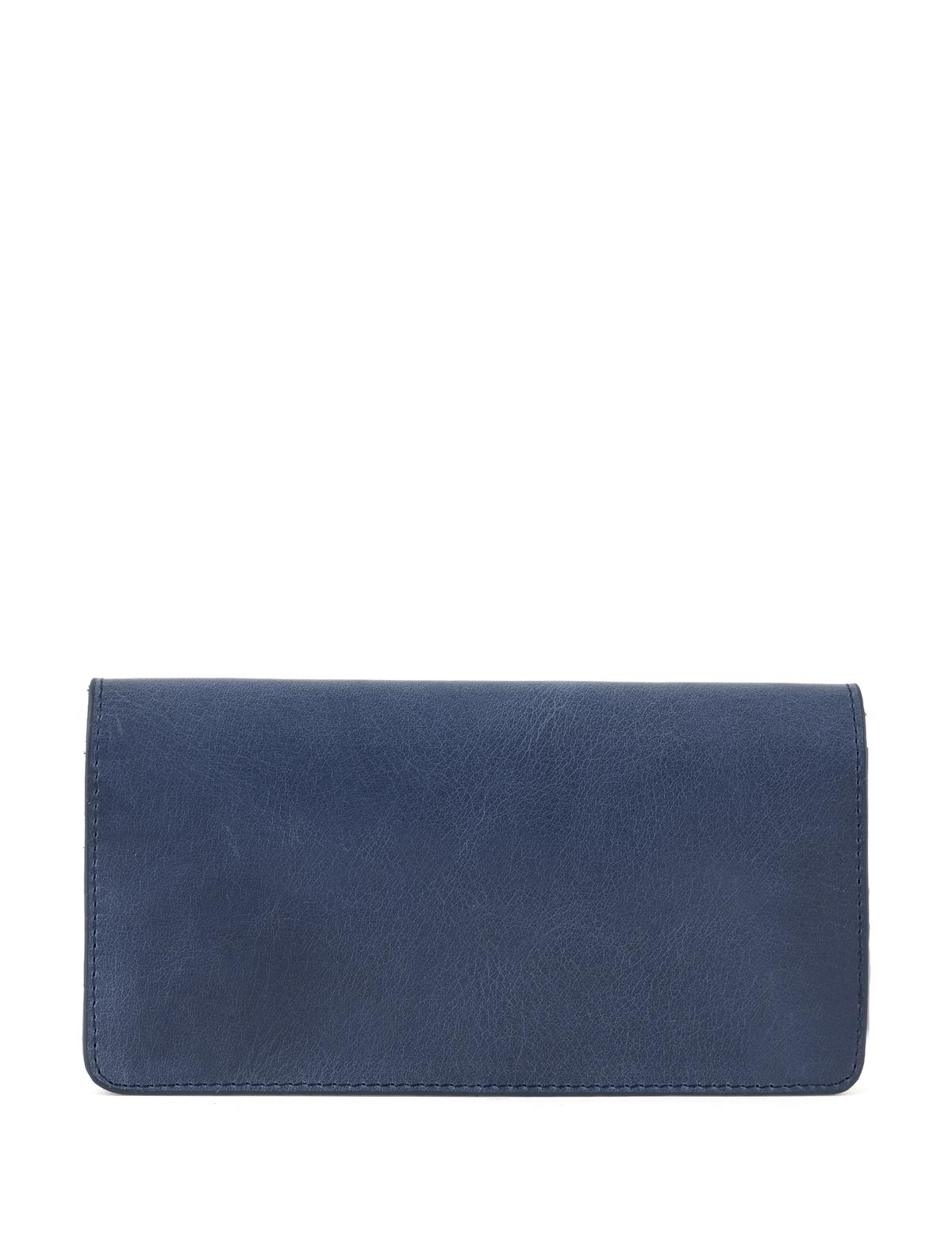 Erkek Lacivert Deri Cüzdan - 50305186003