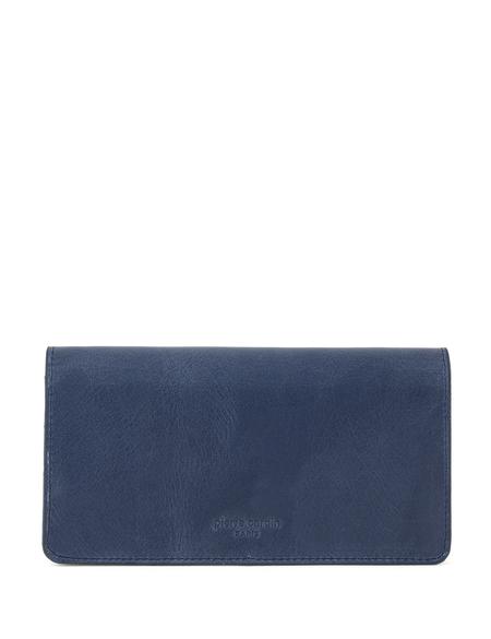 Erkek Lacivert Deri Cüzdan - 50305186003