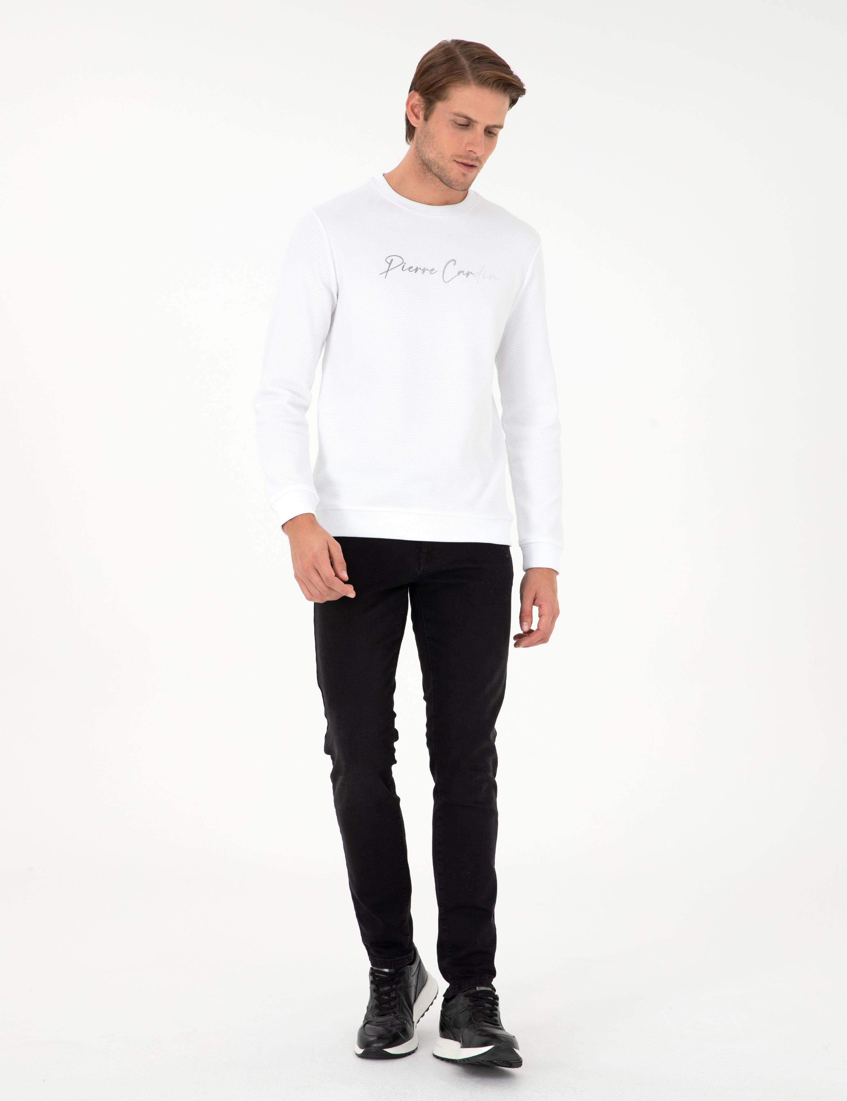 Ekru Regular Fit Sweatshirt