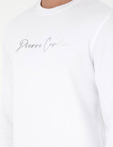 Ekru Regular Fit Sweatshirt