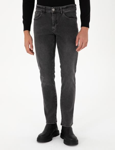 Antrasit Straight Fit Jean Pantolon - 50295891022